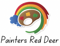 Painting Red Deer